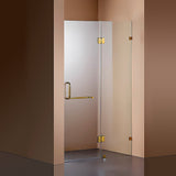NNEDSZ 110 x 200cm Wall to Wall Frameless Shower Screen 10mm Glass By Della Francesca