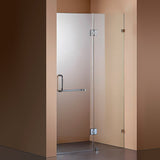 NNEDSZ 110 x 200cm Wall to Wall Frameless Shower Screen 10mm Glass By Della Francesca