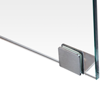 NNEDSZ 1100 x 900mm Frameless 10mm Glass Shower Screen By Della Francesca