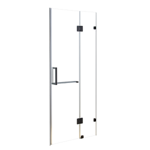 NNEDSZ 100 x 200cm Wall to Wall Frameless Shower Screen 10mm Glass By Della Francesca