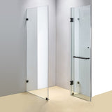 NNEDSZ 1200 x 1000mm Frameless 10mm Glass Shower Screen By Della Francesca