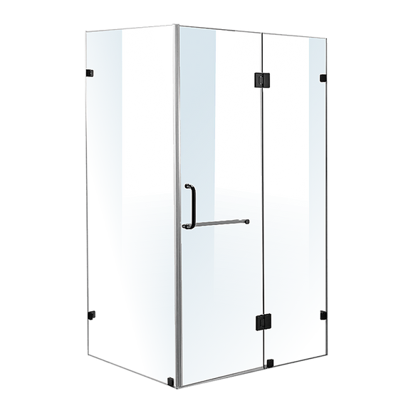 NNEDSZ 1200 x 1000mm Frameless 10mm Glass Shower Screen By Della Francesca