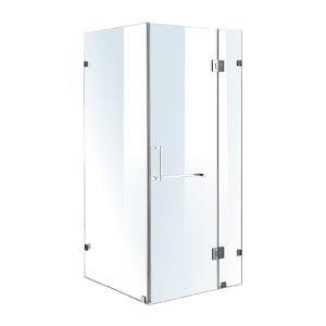 NNEDSZ 1100 x 800mm Frameless 10mm Glass Shower Screen By Della Francesca
