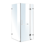NNEDSZ 1100 x 900mm Frameless 10mm Glass Shower Screen By Della Francesca
