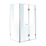 NNEDSZ 1200 x 800mm Frameless 10mm Glass Shower Screen By Della Francesca