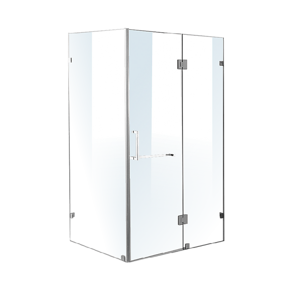 NNEDSZ 1200 x 1000mm Frameless 10mm Glass Shower Screen By Della Francesca