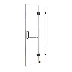 NNEDSZ 100 x 200cm Wall to Wall Frameless Shower Screen 10mm Glass By Della Francesca
