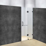 NNEDSZ 110 x 200cm Wall to Wall Frameless Shower Screen 10mm Glass By Della Francesca