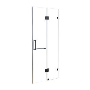 NNEDSZ 110 x 200cm Wall to Wall Frameless Shower Screen 10mm Glass By Della Francesca
