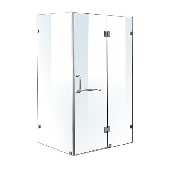 NNEDSZ 1100 x 900mm Frameless 10mm Glass Shower Screen By Della Francesca