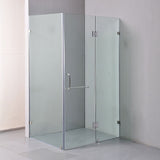 NNEDSZ 1100 x 900mm Frameless 10mm Glass Shower Screen By Della Francesca