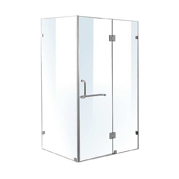 NNEDSZ 1200 x 1000mm Frameless 10mm Glass Shower Screen By Della Francesca