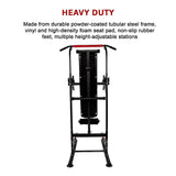 NNEDSZ Power Tower Pull Up Weight Bench Dip Multi Station Chin Up Home Gym Equipment