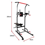 NNEDSZ Power Tower Pull Up Weight Bench Dip Multi Station Chin Up Home Gym Equipment