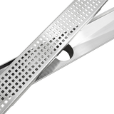 NNEDSZ 900mm Bathroom Shower Stainless Steel Grate Drain w/Centre outlet Floor Waste Square Pattern