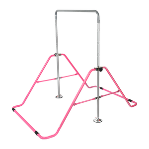 NNEDSZ Kids Gymnastics Bars Training Horizontal Bar Monkey Kip Bar Pink