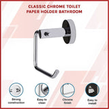 NNEDSZ Classic Chrome Toilet Paper Holder Bathroom