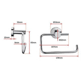 NNEDSZ Classic Chrome Toilet Paper Holder Bathroom