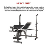 NNEDSZ Multi Station Home Gym Weight Bench Press Leg Equipment Set Fitness Exercise