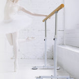 NNEDSZ Wooden Portable Ballet Bar Stretch Barre Dance Bar 1.5M Freestanding Ballet Bar
