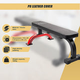 NNEDSZ Fitness Flat Bench Weight Press Gym Home Strength Training Exercise