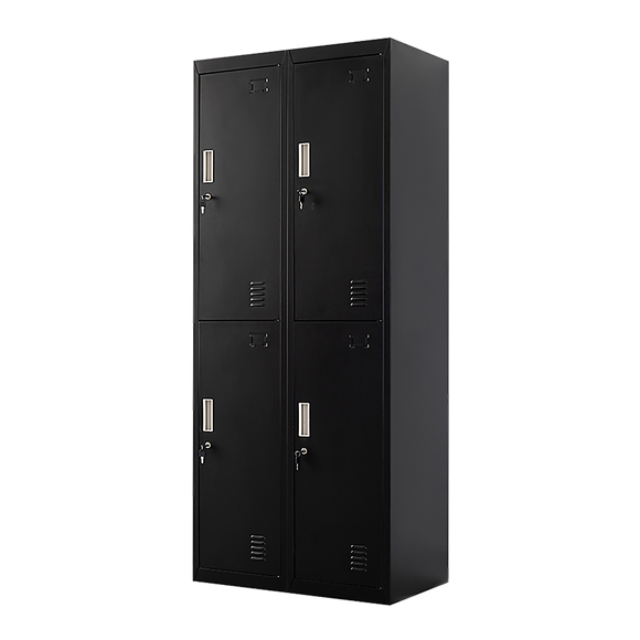 NNEDSZ Four-Door Office Gym Shed Storage Locker