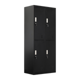 NNEDSZ Four-Door Office Gym Shed Storage Locker