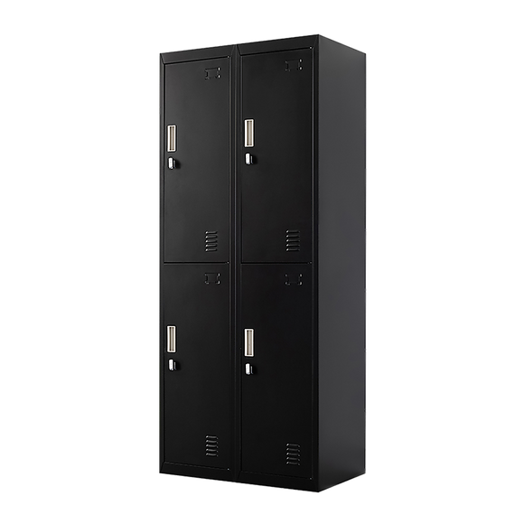 NNEDSZ Four-Door Office Gym Shed Storage Locker