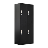 NNEDSZ Four-Door Office Gym Shed Storage Locker