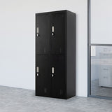 NNEDSZ Four-Door Office Gym Shed Storage Locker