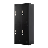 NNEDSZ Four-Door Office Gym Shed Storage Locker