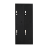 NNEDSZ Four-Door Office Gym Shed Storage Locker