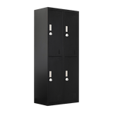 NNEDSZ Four-Door Office Gym Shed Storage Locker