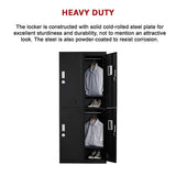 NNEDSZ Four-Door Office Gym Shed Storage Locker