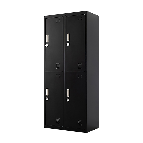 NNEDSZ Four-Door Office Gym Shed Storage Locker