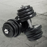 NNEDSZ 50KG Dumbbell Adjustable Weight Set
