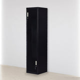 NNEDSZ Black Two-Door L-shaped Office Gym Shed Storage Lockers