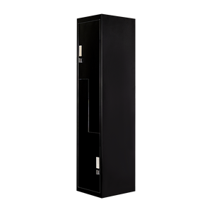 NNEDSZ Black Two-Door L-shaped Office Gym Shed Storage Lockers