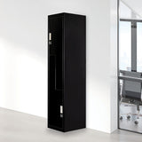 NNEDSZ Black Two-Door L-shaped Office Gym Shed Storage Lockers