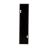 NNEDSZ Black Two-Door L-shaped Office Gym Shed Storage Lockers
