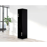 NNEDSZ Black Two-Door L-shaped Office Gym Shed Storage Lockers