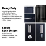 NNEDSZ Black Two-Door L-shaped Office Gym Shed Storage Lockers