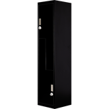 NNEDSZ Black Two-Door L-shaped Office Gym Shed Storage Lockers