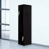 NNEDSZ Black Two-Door L-shaped Office Gym Shed Storage Lockers
