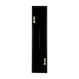 NNEDSZ Black Two-Door L-shaped Office Gym Shed Storage Lockers