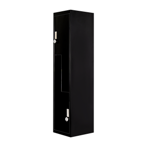 NNEDSZ Black Two-Door L-shaped Office Gym Shed Storage Lockers