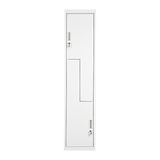 NNEDSZ Grey Two-Door L-shaped Office Gym Shed Storage Lockers