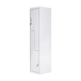 NNEDSZ Grey Two-Door L-shaped Office Gym Shed Storage Lockers