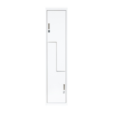 NNEDSZ Grey Two-Door L-shaped Office Gym Shed Storage Lockers