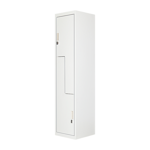 NNEDSZ Grey Two-Door L-shaped Office Gym Shed Storage Lockers